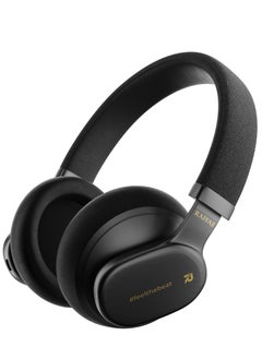 R45 Wireless Bluetooth V5.3 Headphones, Hybrid Active Noise Cancelling with Multiple Modes Touch Sensor, High bass, 47.5H Playtime, Fast Charge, Soft Earcups, 90 Degree Rotation,Voice Assistant- Black