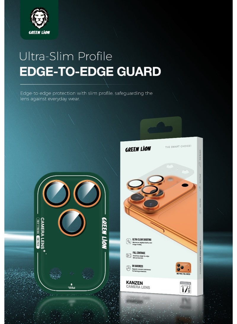 GREEN LION Camera Lens Protector for iPhone 17 Pro Max / 9H Hardness / Scratch & Impact Resistant / Ultra-Clear HD / Easy Installation / Full Screen Coverage - Image 2