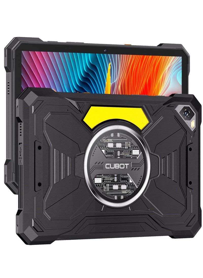 Cubot Tab KingKong S Rugged Tablet 10.1-Inch HD+ 90Hz Display Android 15 6GB RAM 256GB Storage Dual SIM 48MP Rear Camera 16MP Front Camera 33W Fast Charging IP68/IP69K MIL-STD-810H Black - Image 1