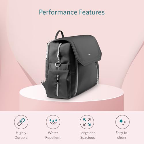 VAYA LY'L-SUN Diaper Bag for Mothers for Travel, Multi-Use Baby Bag with Laptop Compartment, Insulated Bottle Holders, Stroller Straps, Newborn Essentials, Maternity & Hospital Bag - Image 3