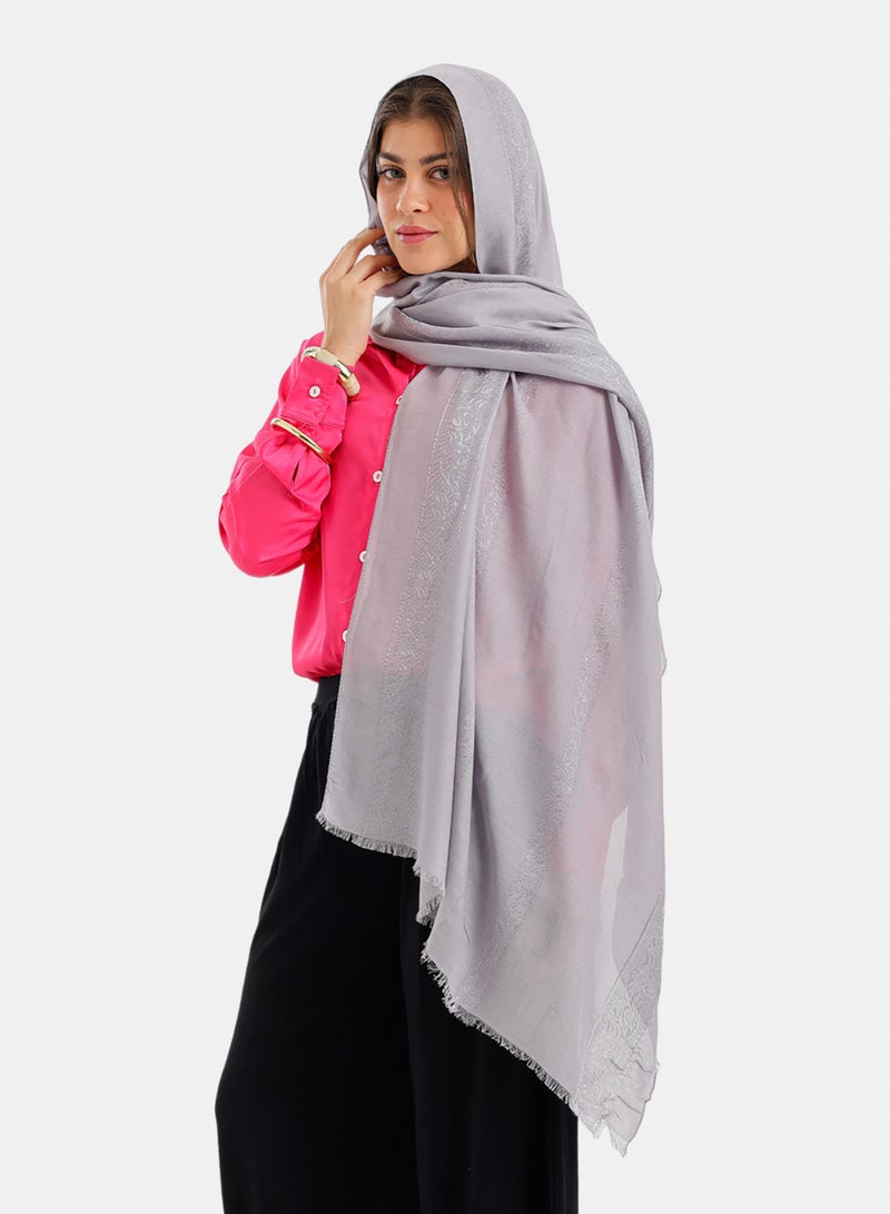 Carina Soft Damask Style Scarf - Image 3