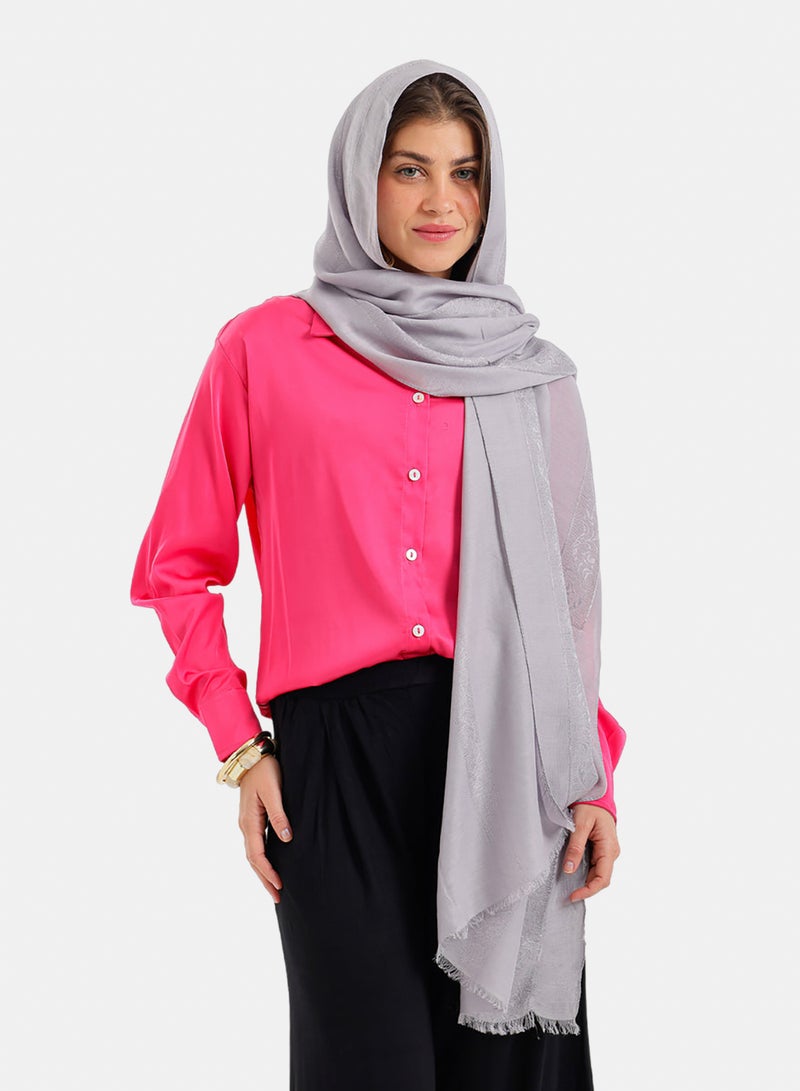 Carina Soft Damask Style Scarf - Image 1
