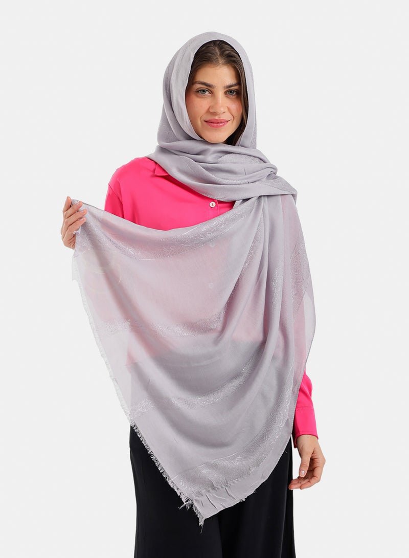 Carina Soft Damask Style Scarf - Image 2
