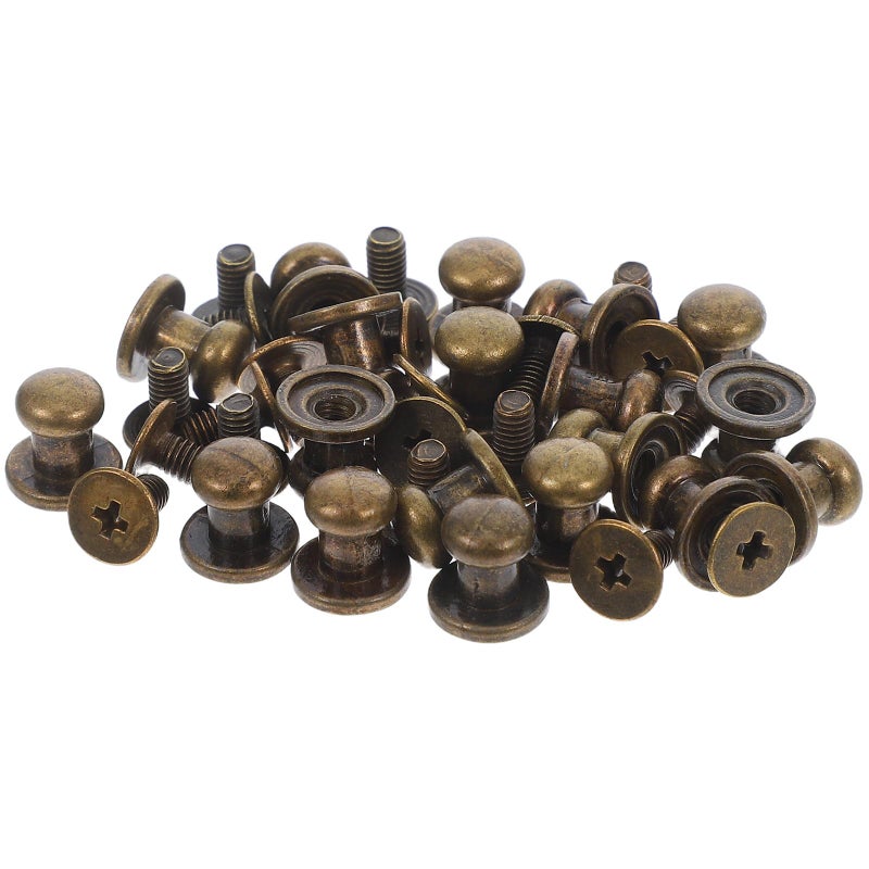 Vintage Bronze Cabinet Pull Handles 20pcs Mini Round Drawer Knobs For Dresser Desk Jewelry Box - Image 2