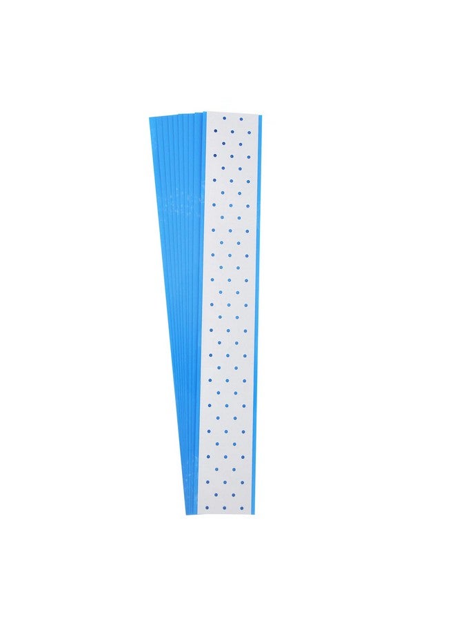 coloryoung 10 Pieces Wig Tape Strips Double Sided Bonding Clear Waterproof Adhesive Tape Hair Tape for Lace Wig Toupee Hairpiece (Blue Hole Plus) - Image 1