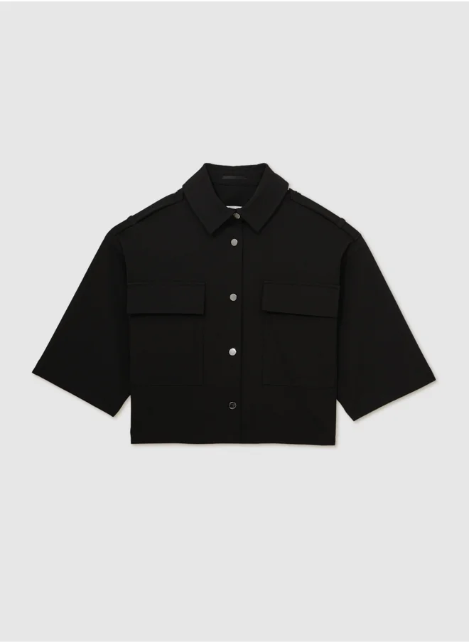 REISS Cropped Shaket