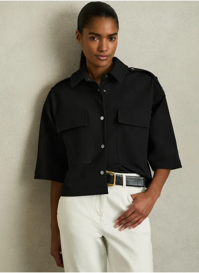 REISS Cropped Shaket