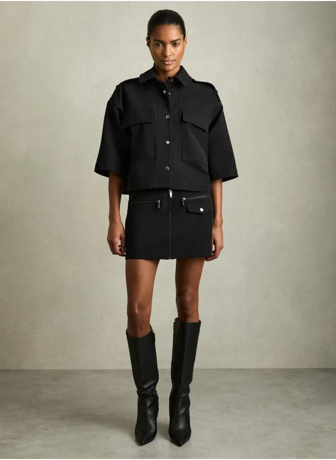 REISS Cropped Shaket