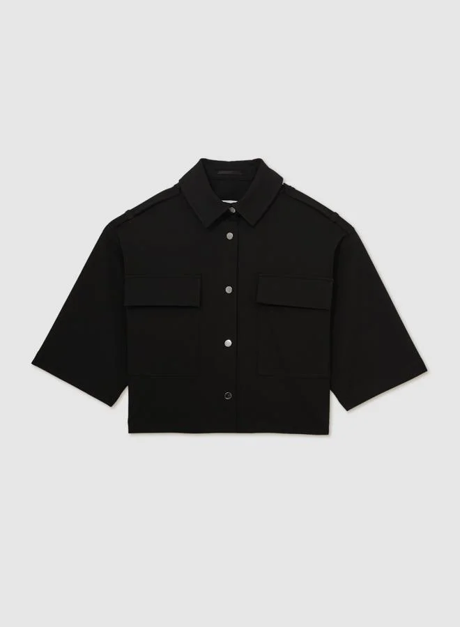 REISS Cropped Shaket