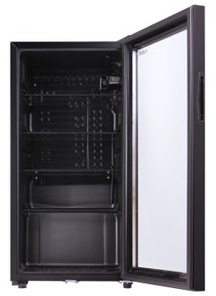 88L Glass Door Refrigerator All Black Edition Four Countertop or Cabinets, Direct Cold with Frost, LED Light and Key Lock, (RB-88HC-JC), Black - pzsku/Z7F87EA154FF0C7CF4641Z/45/1741179894/a5bf70d8-9213-4ebd-abb8-7c0c9747a5ba