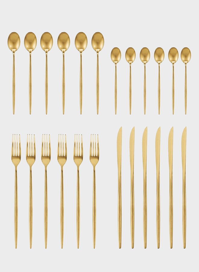 VAV GET 24-Piece Flatware Cutlery Set For 6 People - Image 3