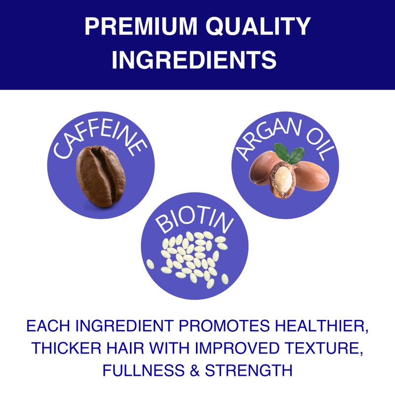 GroMD Hair Loss Serum, Hair Growth Treatment, Regrowth, Follicle Activator Spray, Argan Oil, Biotin & Caffeine, Thickening, Doctor Developed, DHT Blocking Ingredients, 60 Day Supply - Image 3