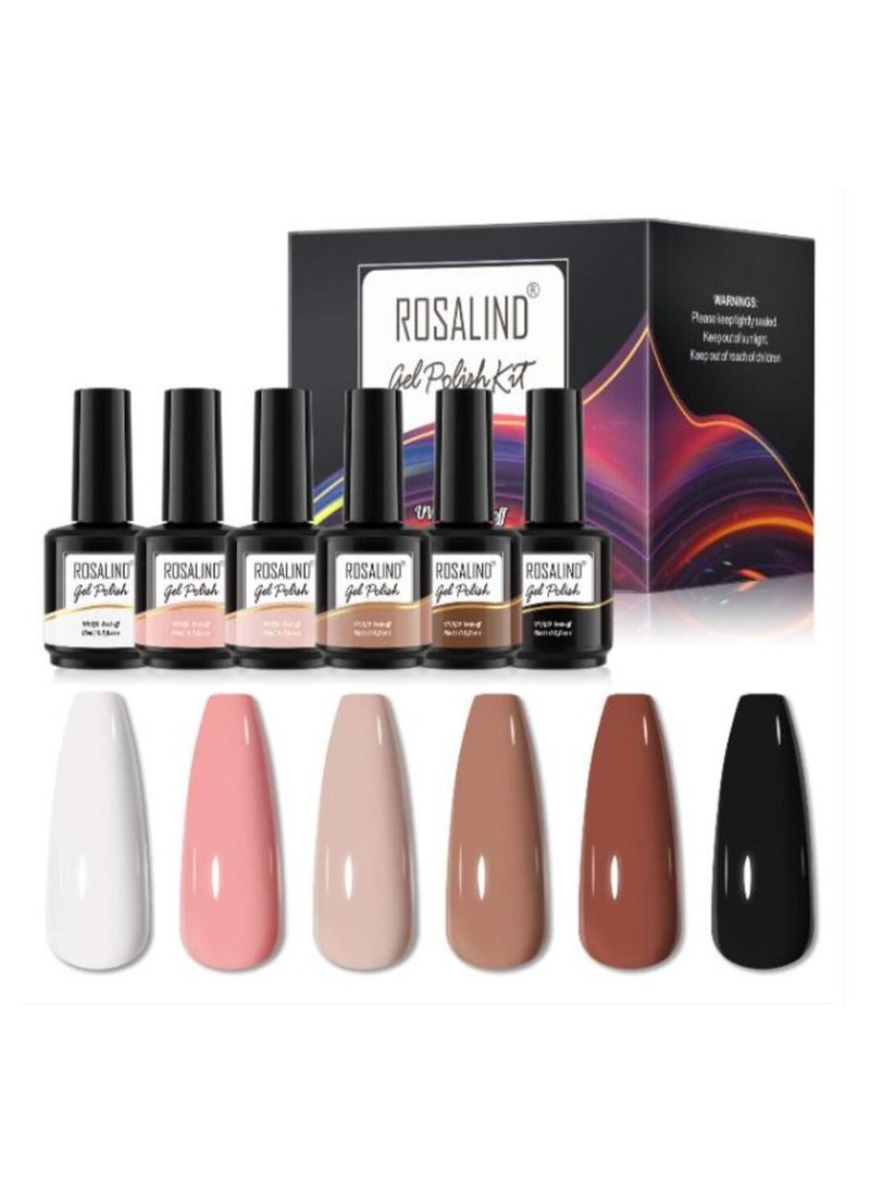 Rosalind ROSALIND 6PCS Gel Nail Polish Set  - Image 1