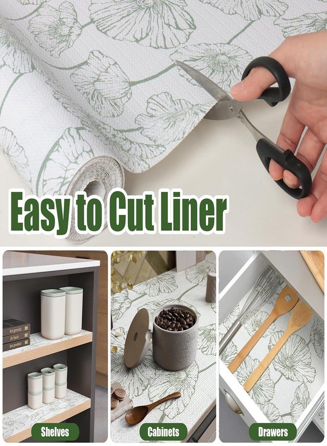 Quttisay Shelf Liner for Kitchen Cabinets Non-Adhesive Cabinet Liner,Non-Slip Drawer Liners,Waterproof Pantry Shelf Liners Cover,Easy to Clean Cabinet Liners for Shelves,Drawers,Cupboard (12In x 10FT) - Image 4