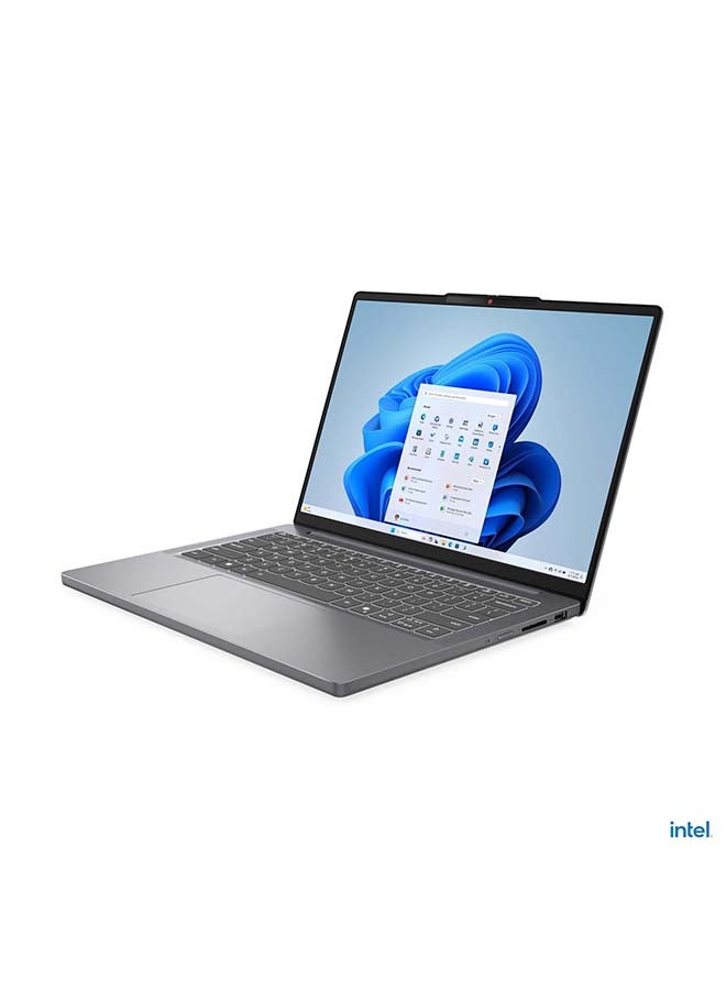 لينوفو IdeaPad Slim 3i 14 لابتوب | إنتل كور i5-13420H | 8GB ملحومة DDR5-4800 + 16GB SODIMM DDR5-4800 رام | 1TB PCIe SSD | شاشة 14 بوصة | إنتل UHD جرافيكس | ويندوز 11 هوم | لون لونا جراي | 83K000A7AX+acc, إنجليزي /عربي -حزمة مع فأرة وحقيبة ظهر - Image 5