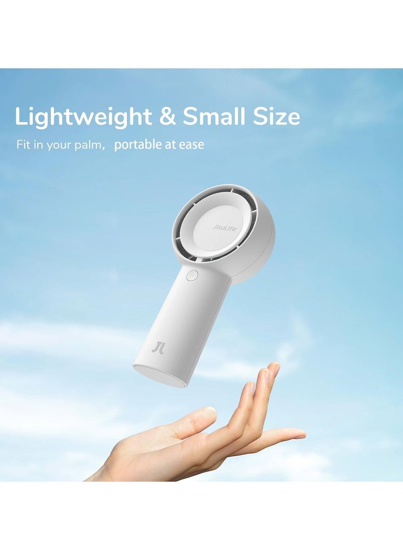 JISULIFE Handheld Turbo Fan - 16H Max Cooling Time, USB Rechargeable Mini Fan - Image 3