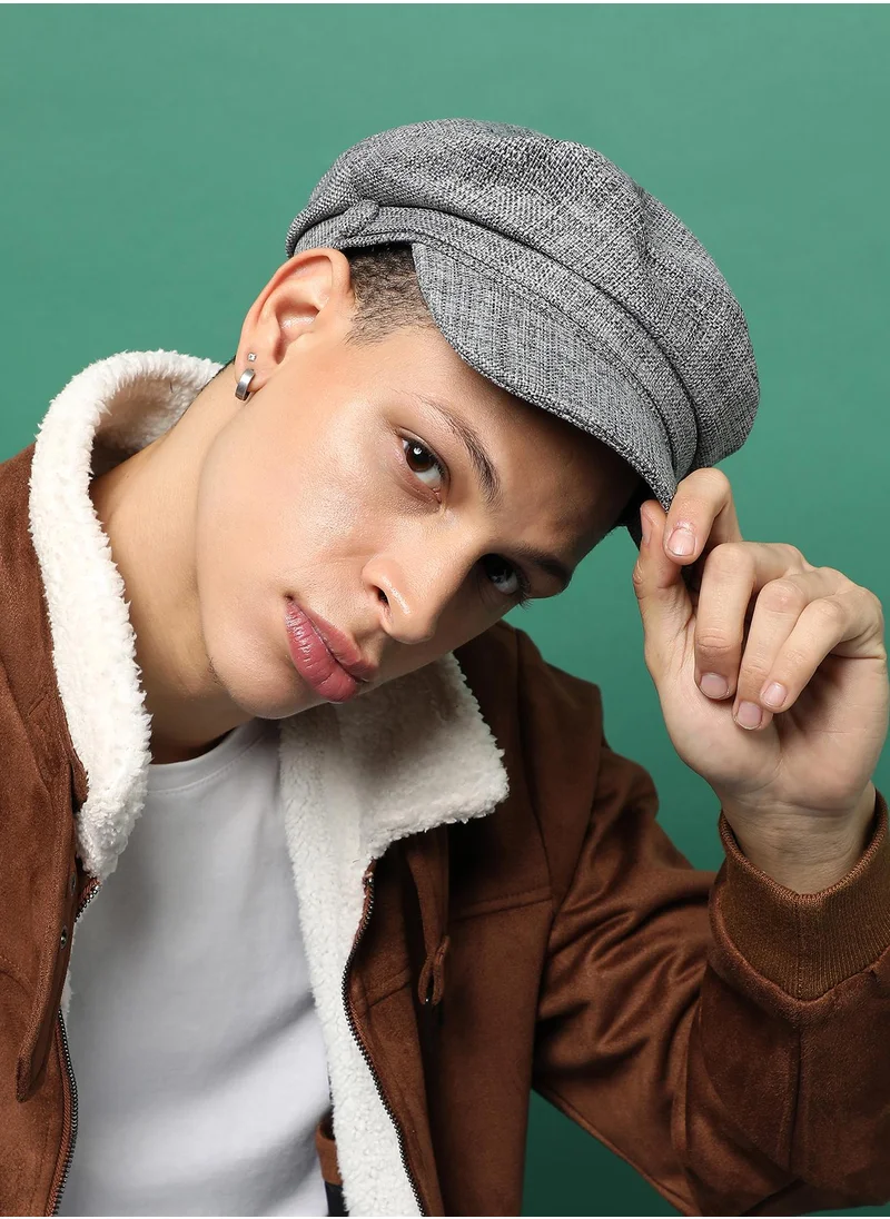 صوص هاوت Grey Solid Bakerboy Hat