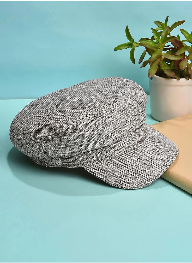 صوص هاوت Grey Solid Bakerboy Hat