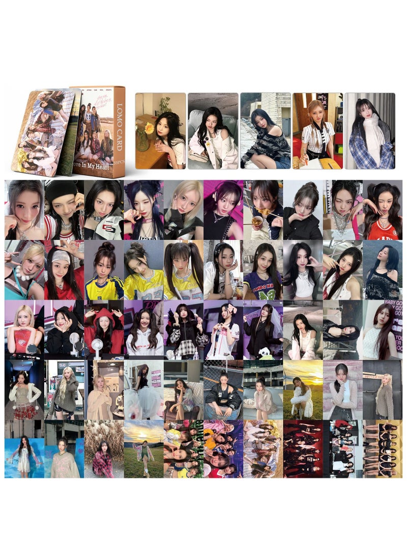 EHOME 55Pcs BABYMONSTER Photo Card New Album Love In My Heart Lomo Card  - Image 2