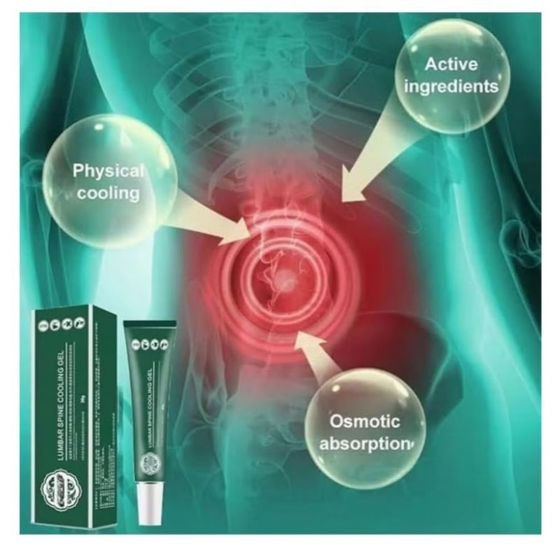 APDMP Cooling Lumbar Pain Relief Gel 20g, Cold Compress Therapy for Back, Muscle, Joint and Knee Pain, Fast Cooling Sensation with Lightweight Non Sticky Texture - Image 5