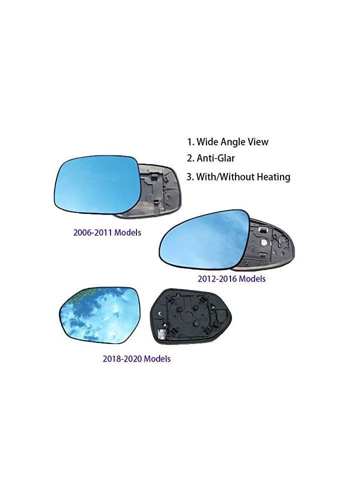 Wivplex Heated Side Rearview Mirror for Camry 2006-2020 - Image 2