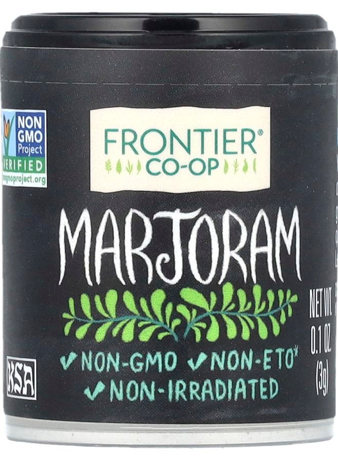 Frontier Co-op Marjoram 0.1 Oz 3 G 