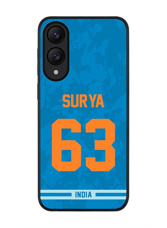 Stylizedd For Samsung Galaxy S25 Edge Case,Slim fit Camera Protection, Shockproof Thin Phone cover  - India Suryakumar Yadav, Jersey No 63