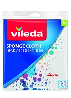 Vileda Design Collection Absorbent Sponge, Natural, Biodegradable, Versatile, 3 Count, Cellulose/Cotton, White - pzsku/Z7F88AC4292DC04B65A2EZ/45/_/1693211699/9aa8a6d7-85db-413d-b91b-610d9915f8ea