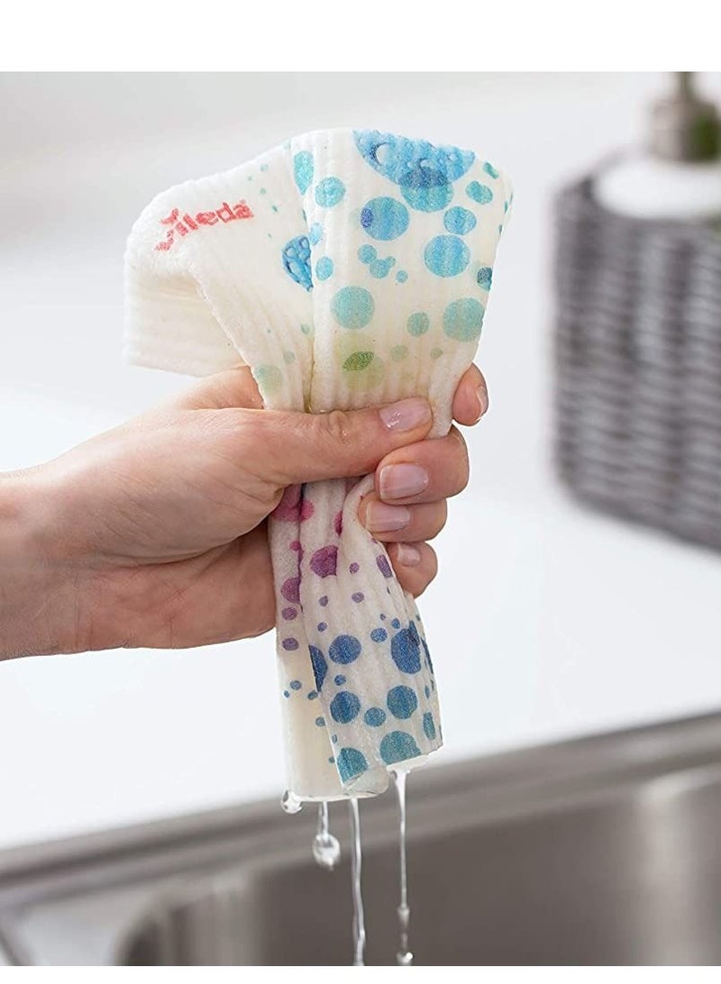 فيليدا إسفنجة ماصة من ديزاين كوليكشن، طبيعية، قابلة للتحلل البيولوجي، متعددة الاستخدامات، 3 قطع، سليلوز/قطن، ابيض - Image 1