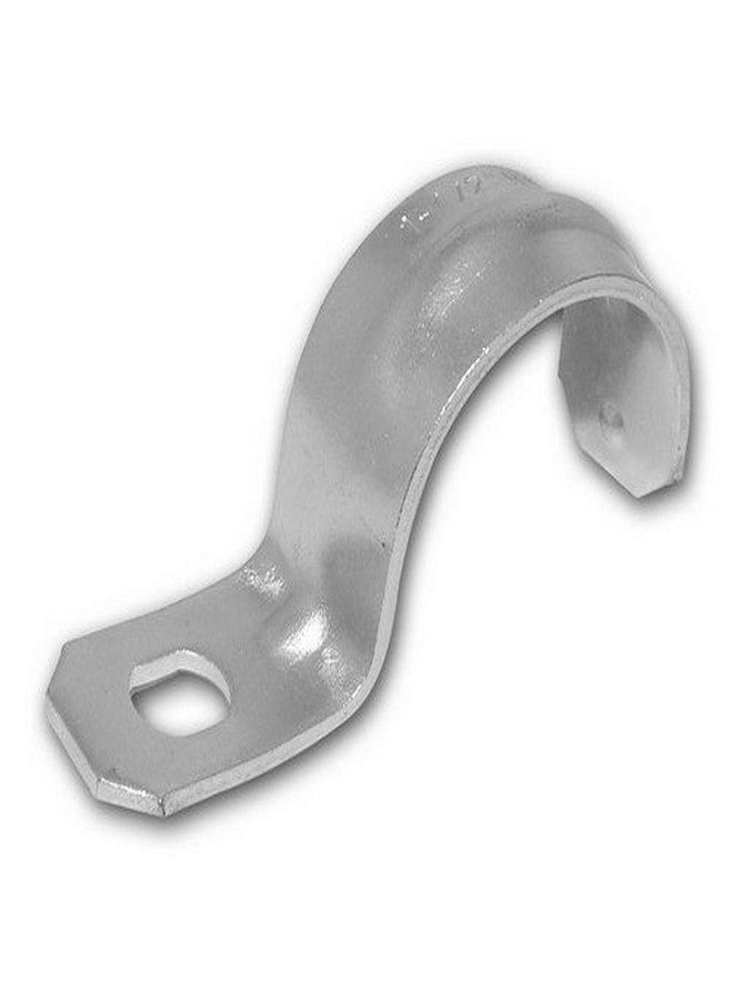 Morris 19430 Heavy Duty Rigid Pipe Strap, Steel, 1 Hole, 2-1/2" (Pack of 5) - Image 2