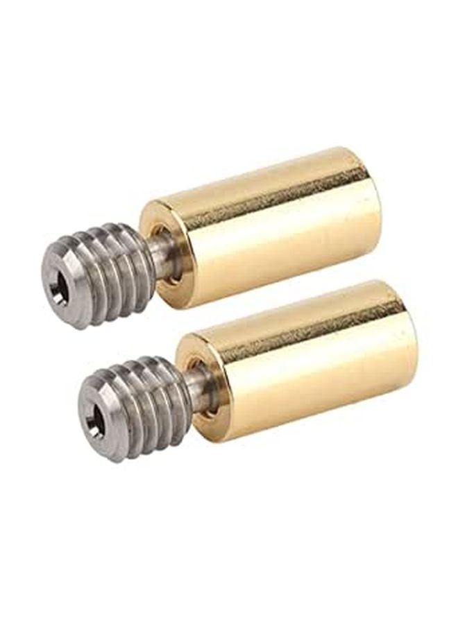 3D Printer Titanium Heat Stop Brass Smooth Withdrawal Accessories For Heating Block PT100 V6 I3 Mk3 - Image 1