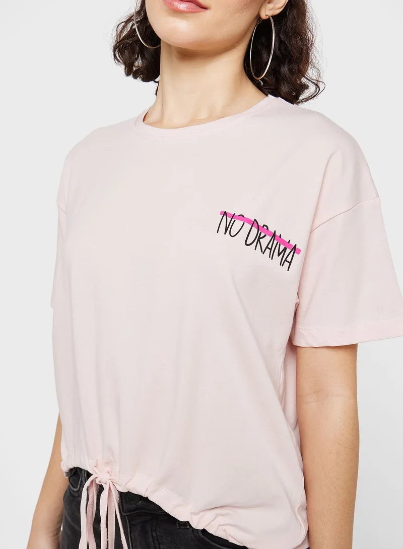 Ginger Crew Neck Graphic T-shirt