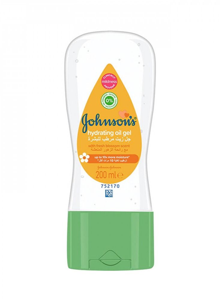Generic Moisturizing Oil Gel With Fresh Floral Scent For Kids Clear 200ml 