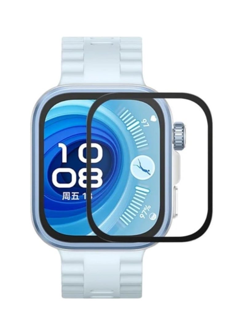 Screen Protector for HUAWEI Watch Fit 4 Pro (2025), Anti-Scratch Ultra-thin Clear PMMA Curved Protective Film Cover Accessories for Huawei Fit 4 Pro - Image 1