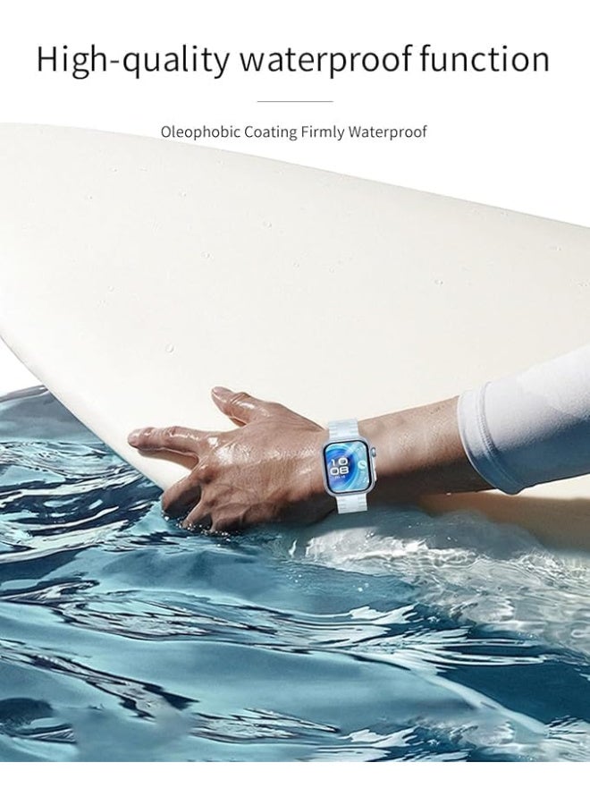 Screen Protector for HUAWEI Watch Fit 4 Pro (2025), Anti-Scratch Ultra-thin Clear PMMA Curved Protective Film Cover Accessories for Huawei Fit 4 Pro - Image 4