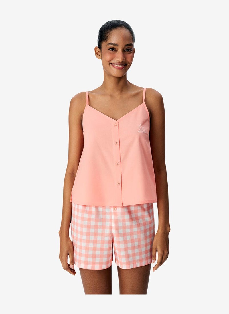 Penti Women's Pink Soft Cotton Everyday Camisole - Image 1