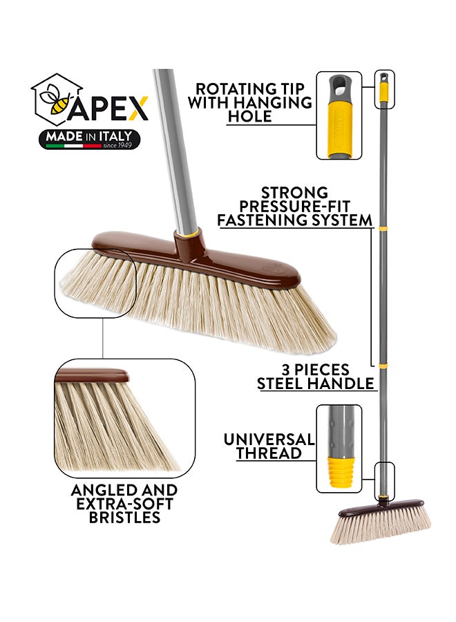 APEX Broom for wooden floors & 3-parted handle - Image 5