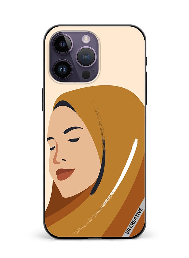 VR CREATIVE Protective Case Cover For Apple iPhone 16 Pro Cartoon Woman Shape Design Multicolour - Image 1