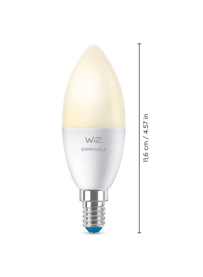 WiZ Connected Smart LED Candle Bulb, E14 Base, Warm to Cool White (2700K-6500K), 4.9W (40W Equivalent), 470 Lumens, WiFi + Bluetooth, Works with Alexa, Google Home & Siri. - Image 3