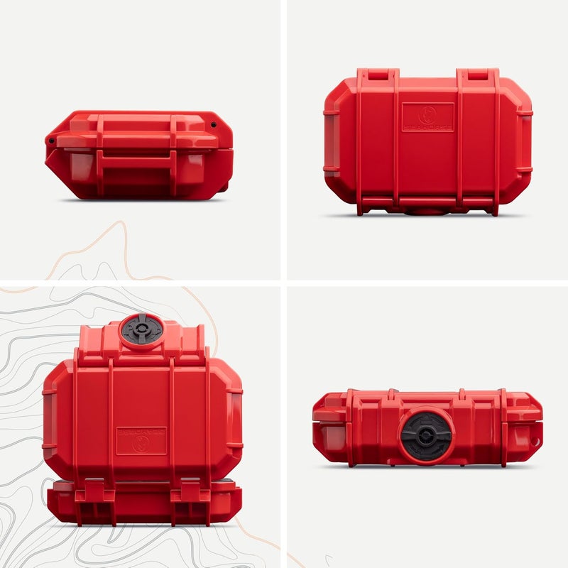 EVERGREEN 52 Waterproof Dry Box Protective Case - Travel Safe/Mil Spec/USA Made - for Cameras, Camping, Fishing, Hiking, Traveling, Water Sports, Knives, Survival (Red) - Image 2