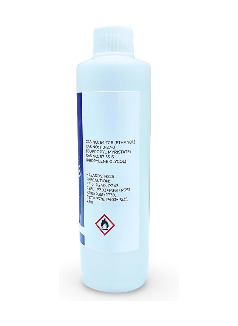 JAN LONDON - Jan London's Perfumers Alcohol, Ethanol, Isopropyl Myristate, and Propylene blend empowers you to create custom scents for perfumes, aftershaves, diffusers, and room sprays 250ml - Image 1