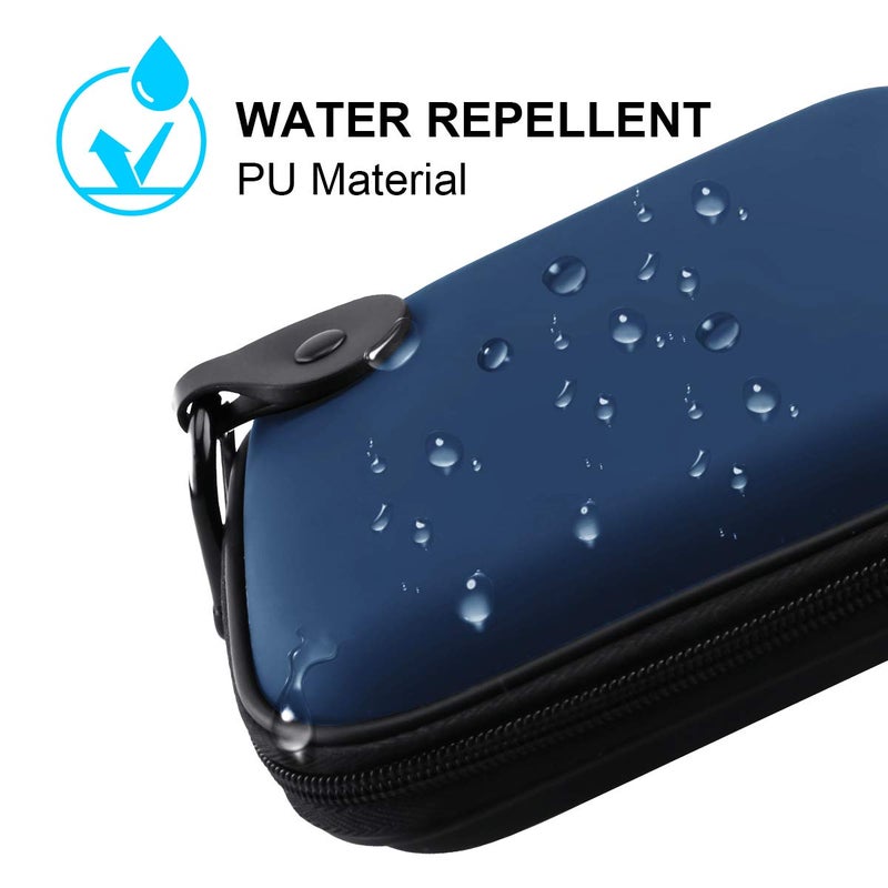 Lacdo حقيبة حمل القرص الصلب من لاكدو لويسترن ديجيتال WD إليمنتس/WD ماي باسبور/ماي باسبور الترا للقرص الصلب الخارجي المحمول HDD 1TB 2TB 4TB 5TB 6TB USB 3.0 حقيبة تخزين واقية للسفر، زرقاء - Image 4