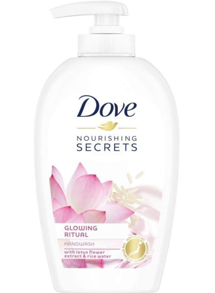 Dove Glowing Ritual Hand Wash With Lotus Flower Extract And Rice Water 500ml  - Image 1