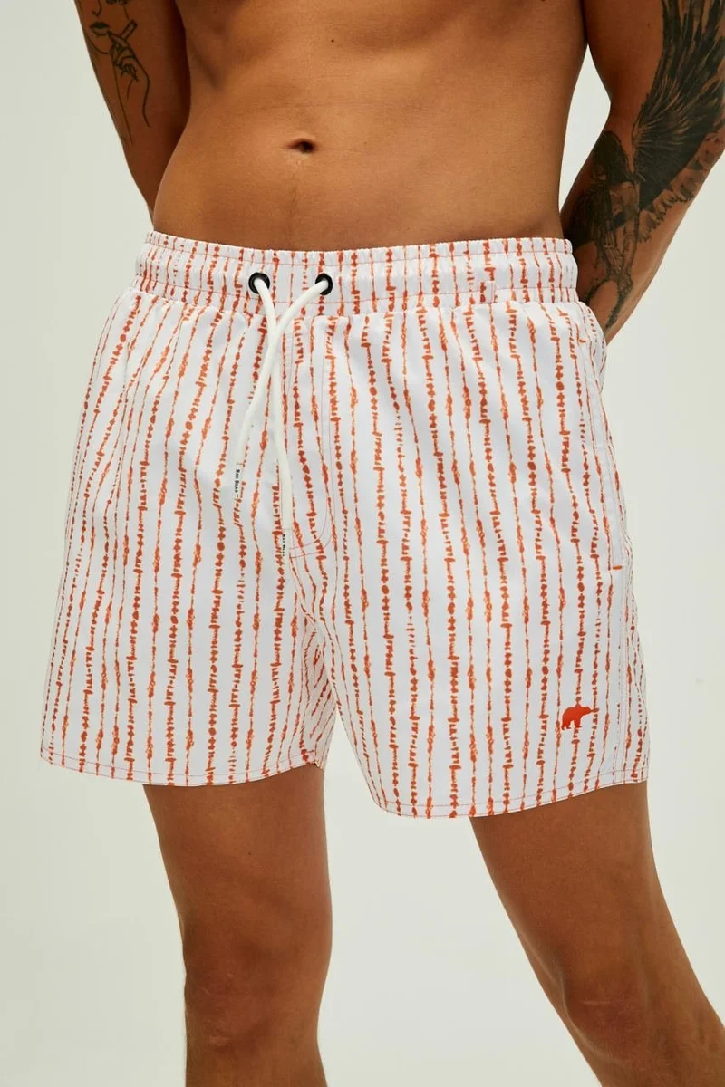 Bad Bear Men's Flick Pool Shorts-ORANGE-22.01.09.005 Xl - Orange
