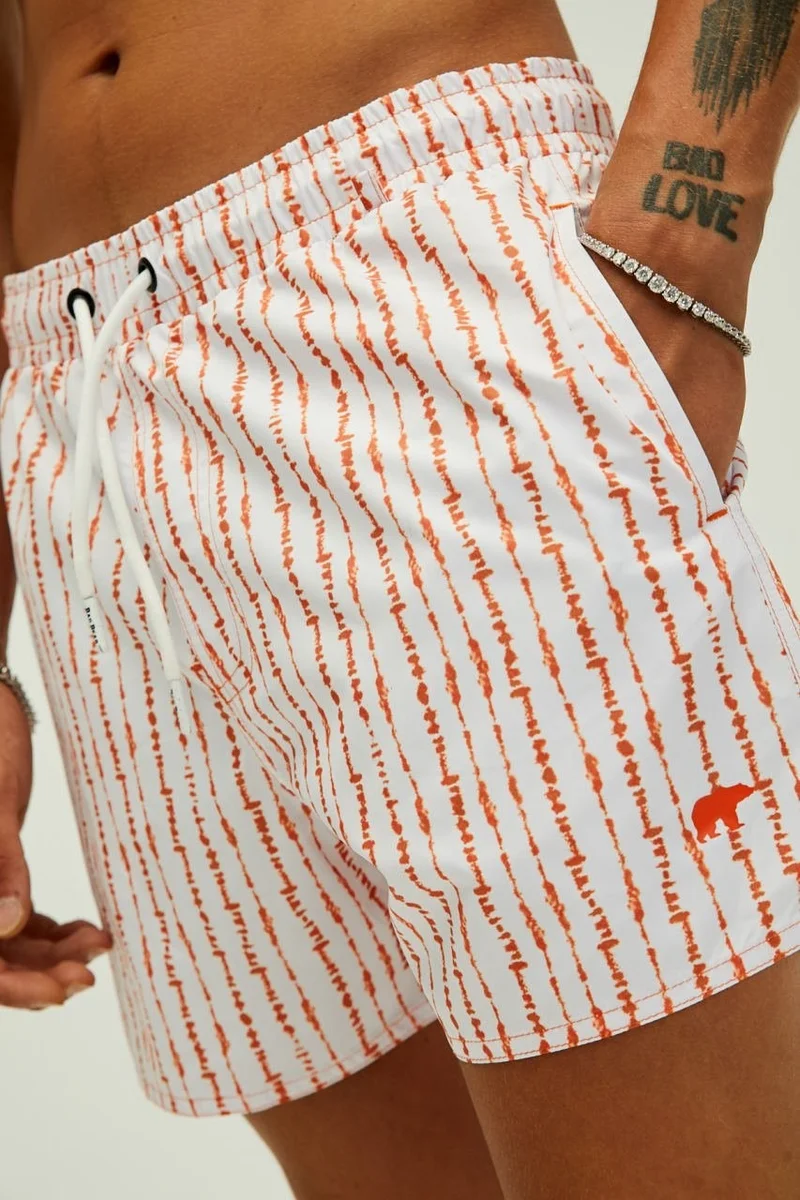 Bad Bear Men's Flick Pool Shorts-ORANGE-22.01.09.005 Xl - Orange
