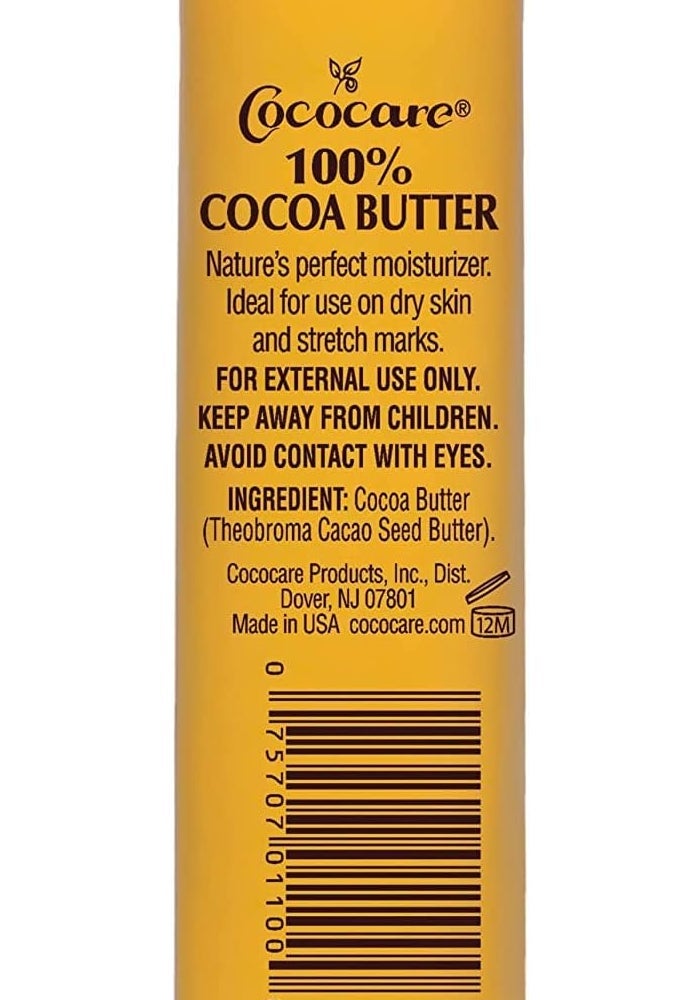 Cococare 100% Cocoa Butter Stick - All-Natural Emollient for Skin Hydration & Protection - 3 Pack - Image 2