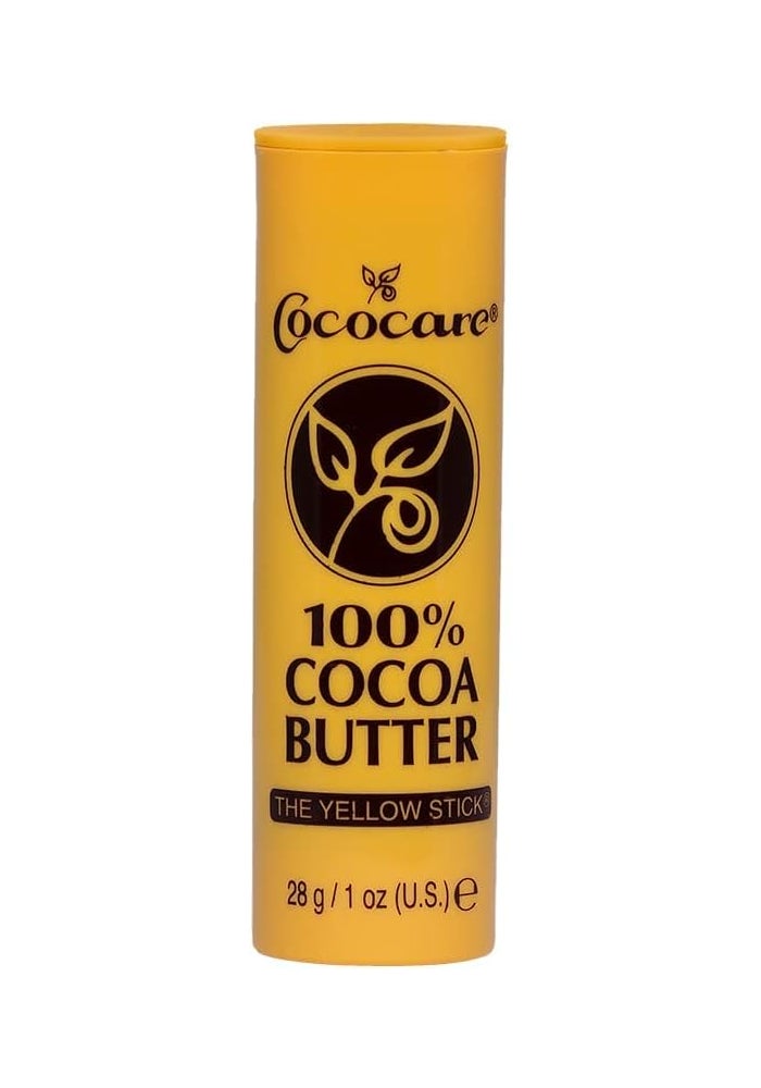 Cococare 100% Cocoa Butter Stick - All-Natural Emollient for Skin Hydration & Protection - 3 Pack - Image 1