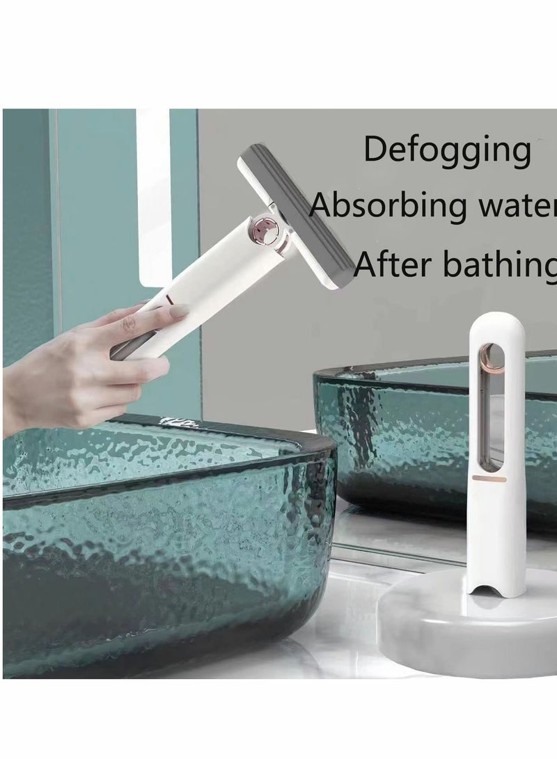 Excefore Portable Self-Squeeze Mini Mop Shirln Portable Mini Mop Cleanmop Mini Mop Mini Portable Mop Hand Free Squeeze Mop Wash Free Strong Absorbent Bathroom Kitchens - Image 5