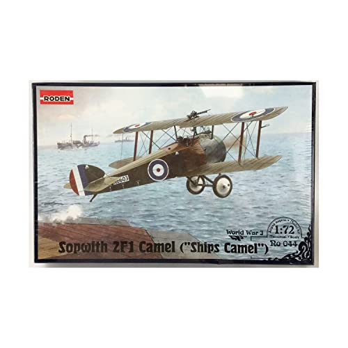 Roden Sopwith 2F1 Camel British Ship-Borne Biplane Fighter Airplane Model Kit - Image 5