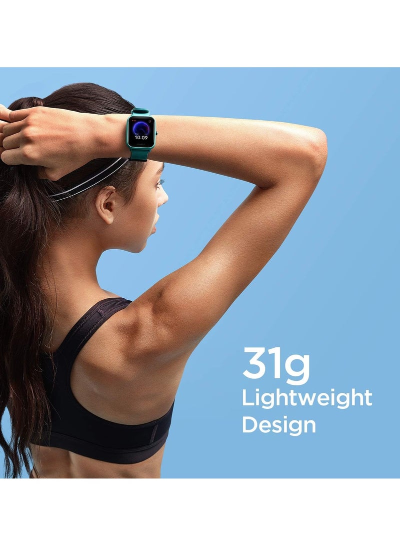 ريبنيو ساعة ذكية Bip U  للياقة البدنية، تتبع معدل ضربات القلب والنشاط طوال اليوم، مراقبة النوم، نظام تحديد المواقع العالمي المدمج، عمر بطارية يصل إلى 45 يومًا، بلوتوث - Image 4